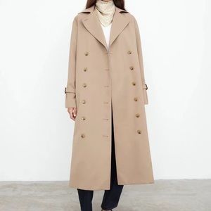 NWT Toteme Pisa trench coat khaki color oversize style